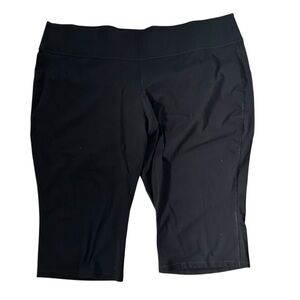 Livi‎ for Lane Bryant Black Signature Stretch Capri Leggings Size 34/36